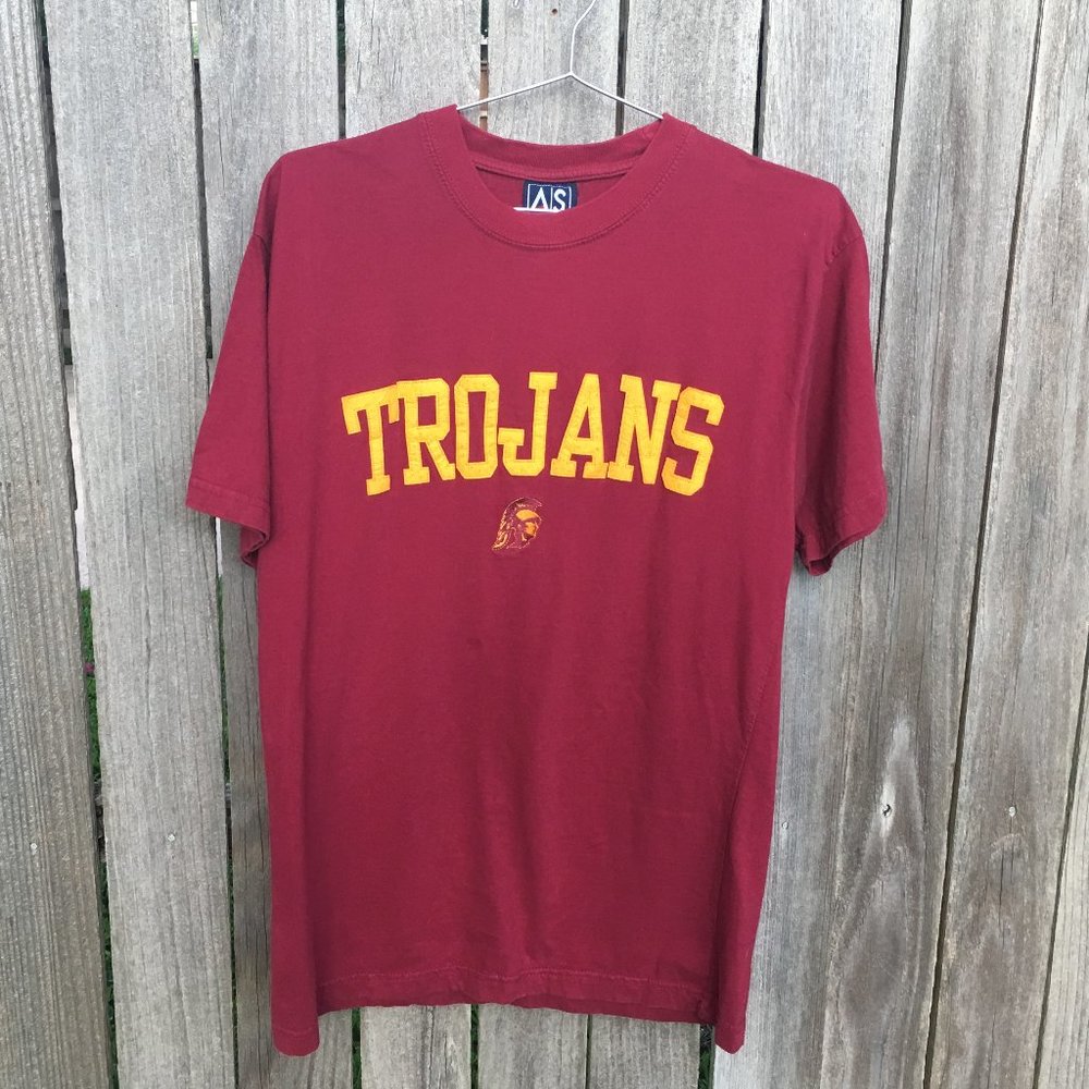 USC Trojans Stitched Lettering Shirt